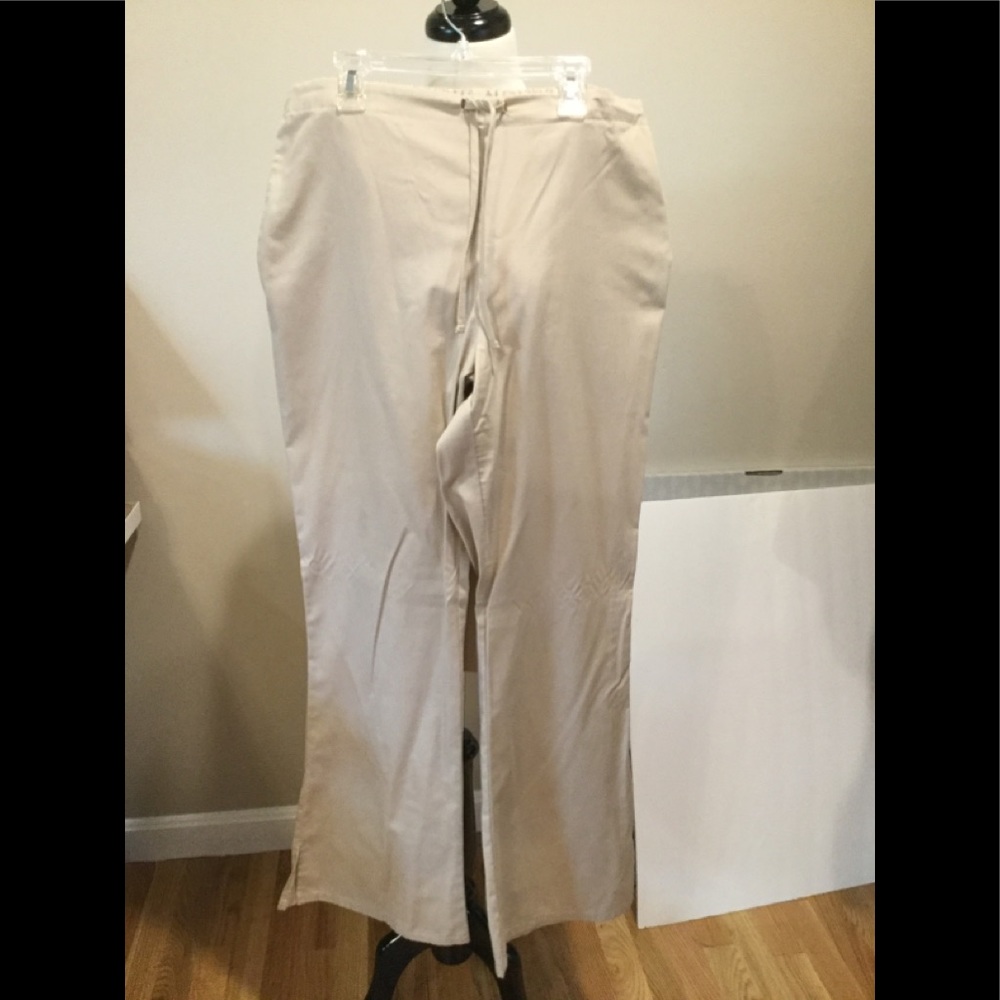 Cherokee Small beige scrub bottoms.